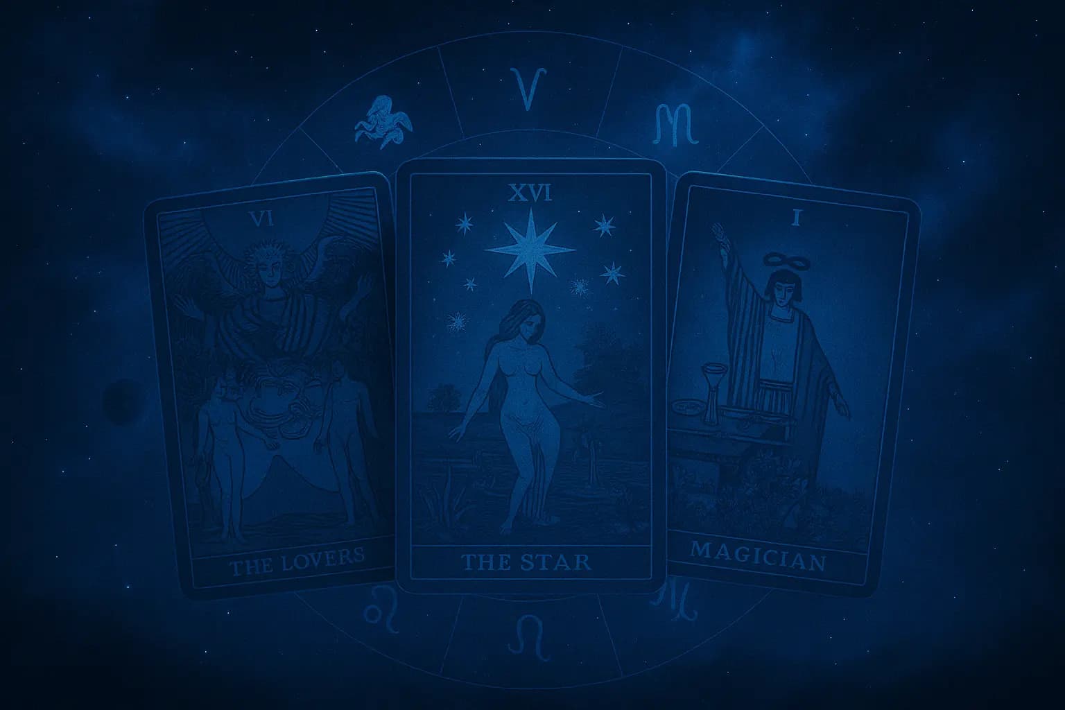 Cartes de tarot majeures illustrant la signification des cartes en cartomancie – définition et interprétation sur IdealVoyance